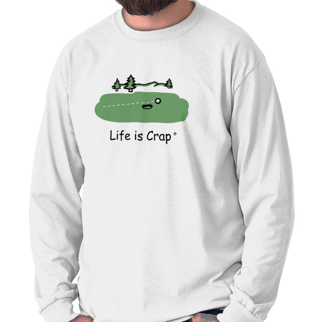 Golf Miss Long Sleeve Tee-Direct To Garment Print-Life Is Crap