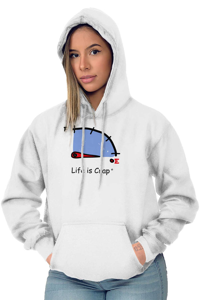 Empty Gas Hoodie-Direct To Garment Print-Life Is Crap