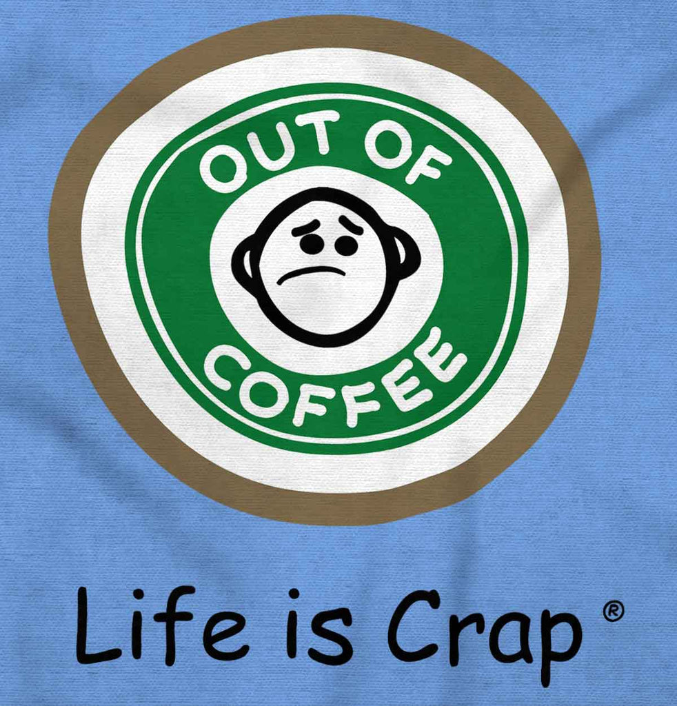 Coffee Logo Sweatshirt-Direct To Garment Print-Life Is Crap