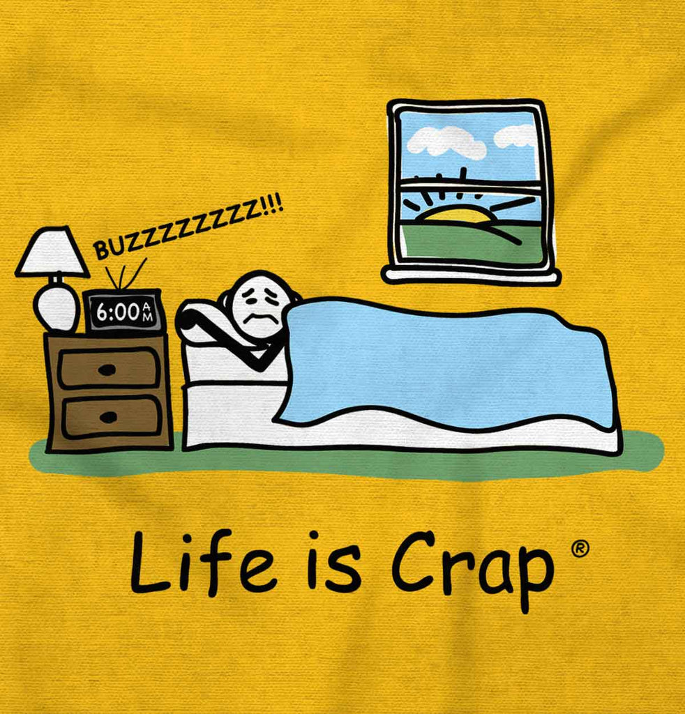 Alarm Clock Hoodie-Direct To Garment Print-Life Is Crap