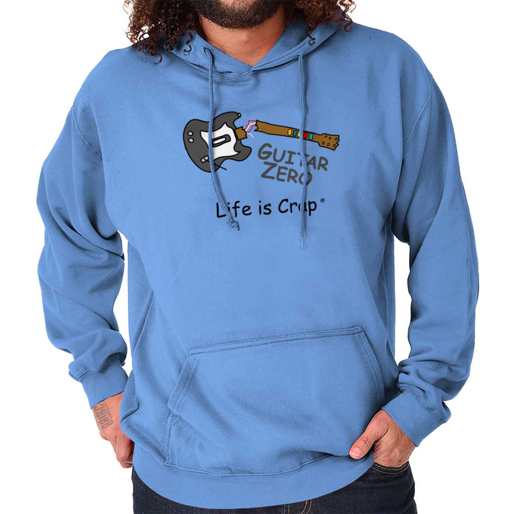 Guitar Zero Hoodie-Direct To Garment Print-Life Is Crap