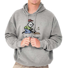 Nail Thumb Hoodie-Direct To Garment Print-Life Is Crap