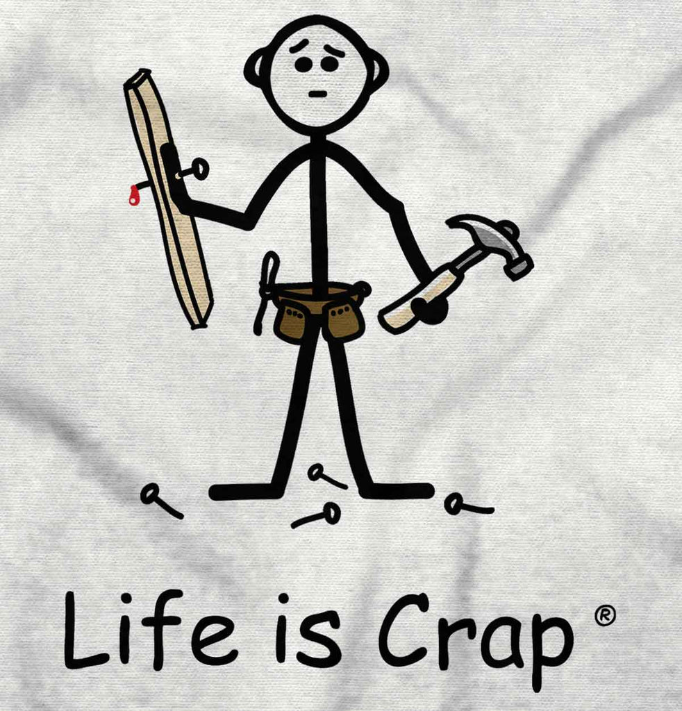 Nailed Hoodie-Direct To Garment Print-Life Is Crap