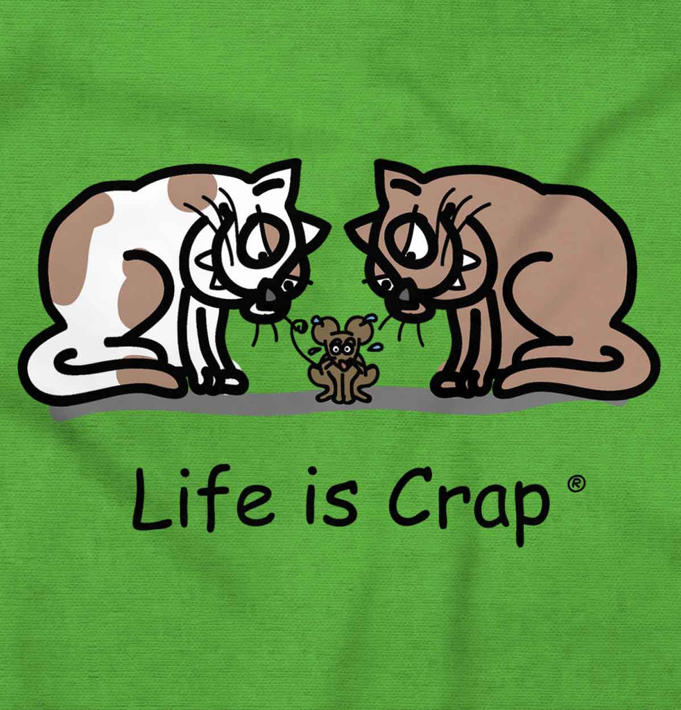 Cat And Mouse T-Shirt-Direct To Garment Print-Life Is Crap