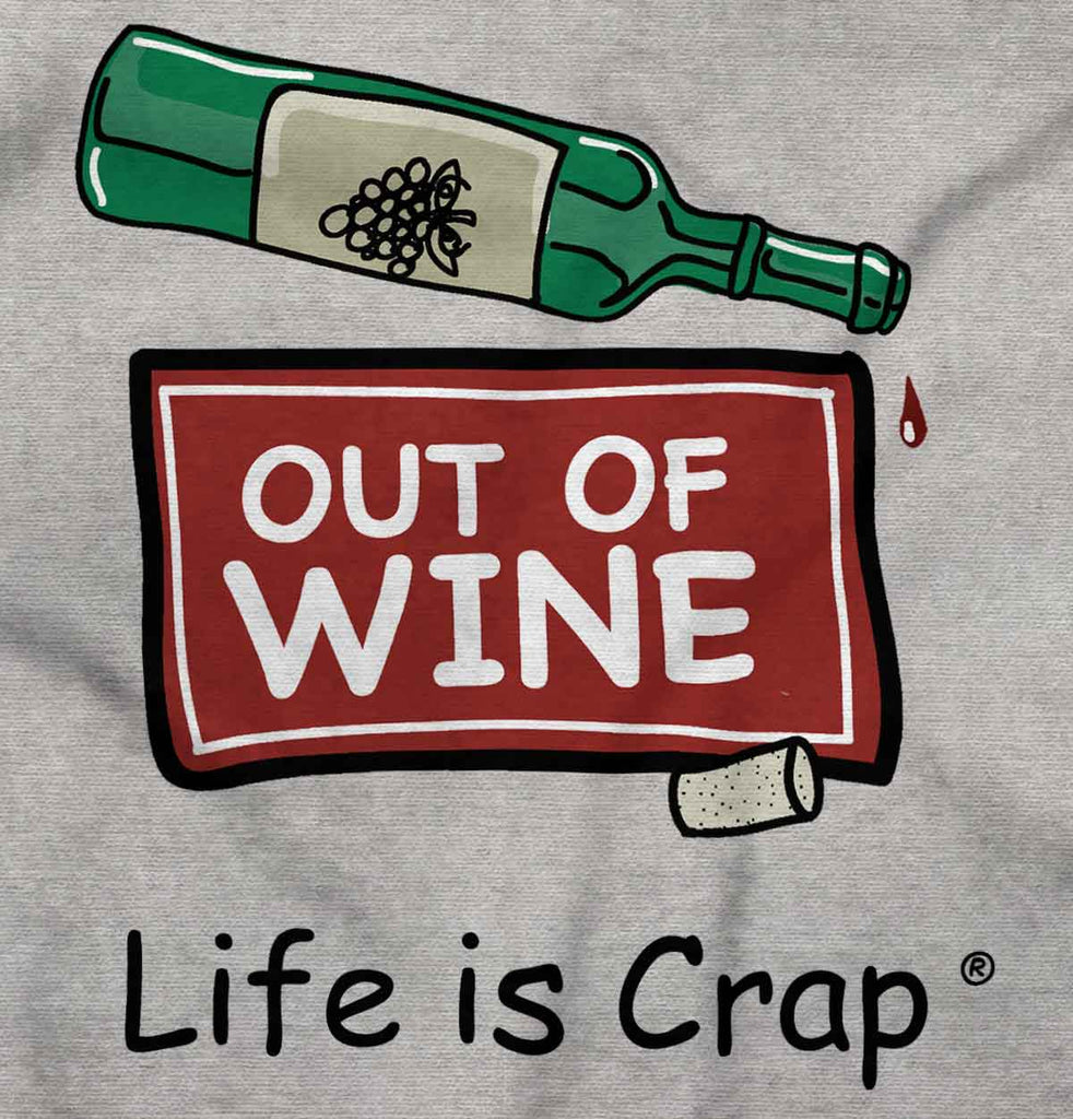 Wine Bottle Hoodie-Direct To Garment Print-Life Is Crap