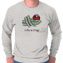 Traffic Jam Long Sleeve Tee-Direct To Garment Print-Life Is Crap