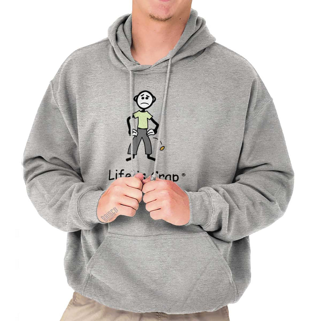 Empty Pockets Hoodie-Direct To Garment Print-Life Is Crap