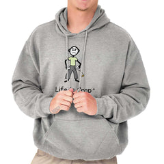 Empty Pockets Hoodie-Direct To Garment Print-Life Is Crap