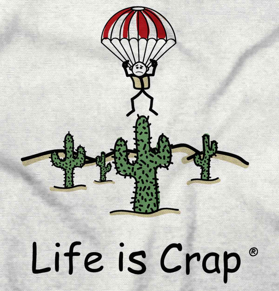 Parachute Cactus Hoodie-Direct To Garment Print-Life Is Crap