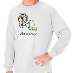 Out Of Margaritas Long Sleeve Tee-Direct To Garment Print-Life Is Crap