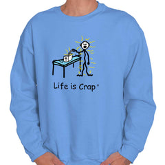Electric Toaster Sweatshirt-Direct To Garment Print-Life Is Crap