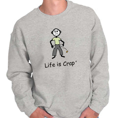 Empty Pockets Sweatshirt-Direct To Garment Print-Life Is Crap