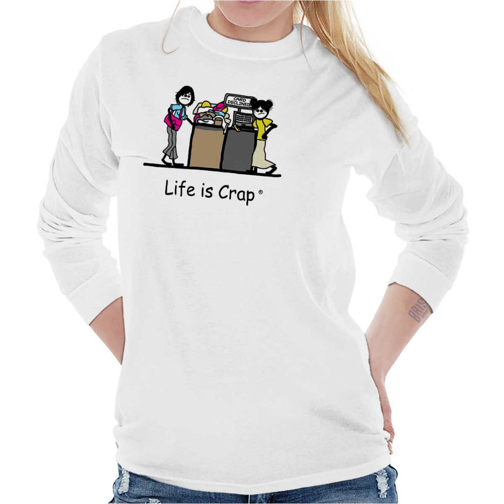Credit Card Charges Funny Long Sleeve Tee