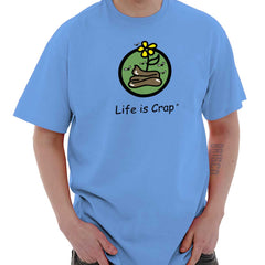 Flower T-Shirt-Direct To Garment Print-Life Is Crap