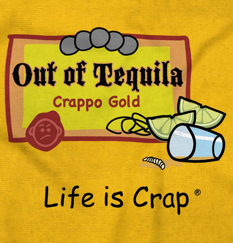 Out Of Tequila Label Sweatshirt-Direct To Garment Print-Life Is Crap