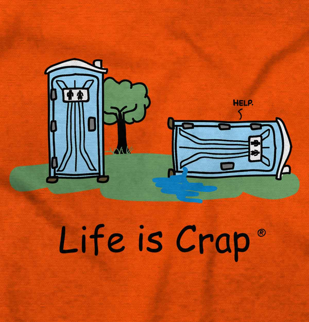 Porta Potty Tumble Sweatshirt-Direct To Garment Print-Life Is Crap