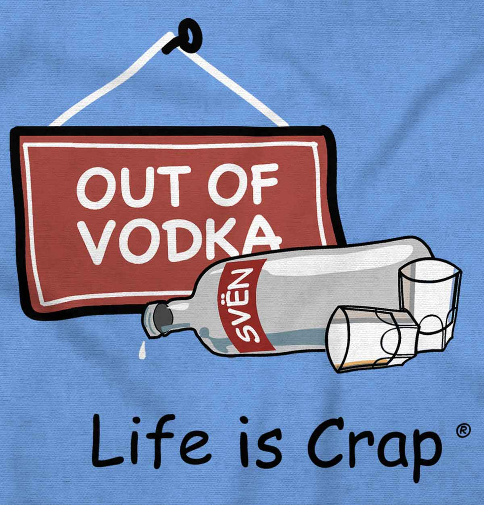Out Of Vodka Long Sleeve Tee-Direct To Garment Print-Life Is Crap