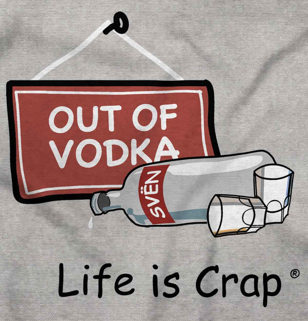 Out Of Vodka Hoodie-Direct To Garment Print-Life Is Crap