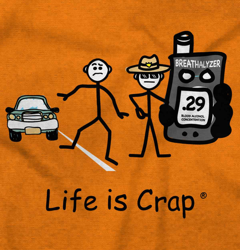 Breathalyzer Hoodie-Direct To Garment Print-Life Is Crap