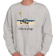 Sandy Ice Cream Sweatshirt-Direct To Garment Print-Life Is Crap