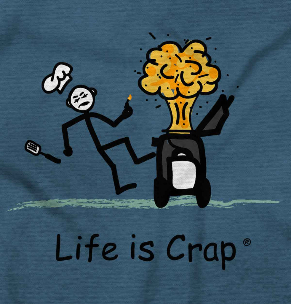 BBQ Explode Hoodie-Direct To Garment Print-Life Is Crap
