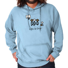 Basketball Height Hoodie-Direct To Garment Print-Life Is Crap