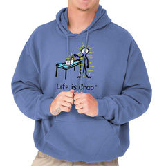 Electric Toaster Hoodie-Direct To Garment Print-Life Is Crap