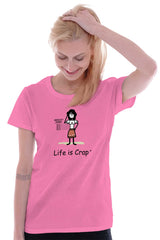 Custom Funny Smiling Breast Hanging Boobs Smile Hilarious T Shirt