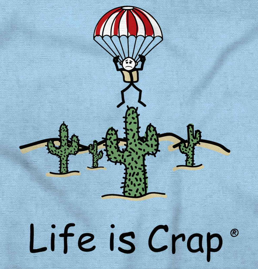 Parachute Cactus Sweatshirt-Direct To Garment Print-Life Is Crap