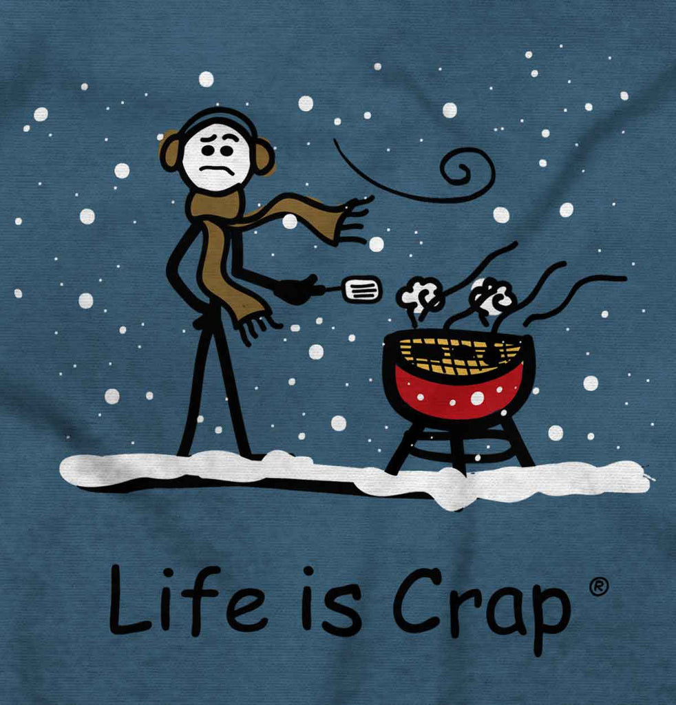 Chilly BBQ Chef Sweatshirt-Direct To Garment Print-Life Is Crap