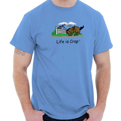 Horse Jump T-Shirt-Direct To Garment Print-Life Is Crap