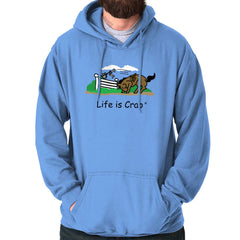 Horse Jump Hoodie-Direct To Garment Print-Life Is Crap