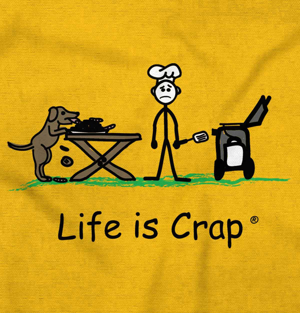 Sneaky Dog BBQ Hoodie-Direct To Garment Print-Life Is Crap