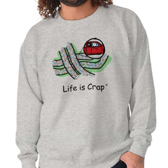 Traffic Jam Sweatshirt-Direct To Garment Print-Life Is Crap