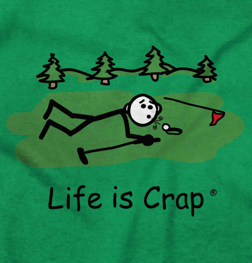 Hole In One Blow Long Sleeve Tee-Direct To Garment Print-Life Is Crap