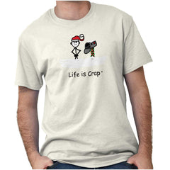 Santa Mail Box T-Shirt-Direct To Garment Print-Life Is Crap