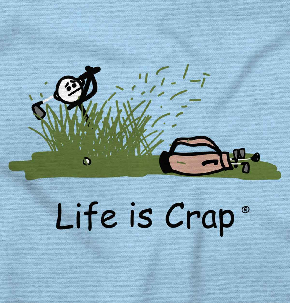 Golfing Greens Sweatshirt-Direct To Garment Print-Life Is Crap