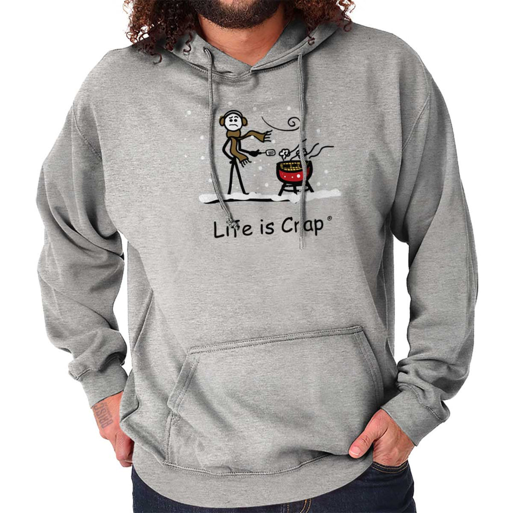 Chilly BBQ Chef Hoodie-Direct To Garment Print-Life Is Crap