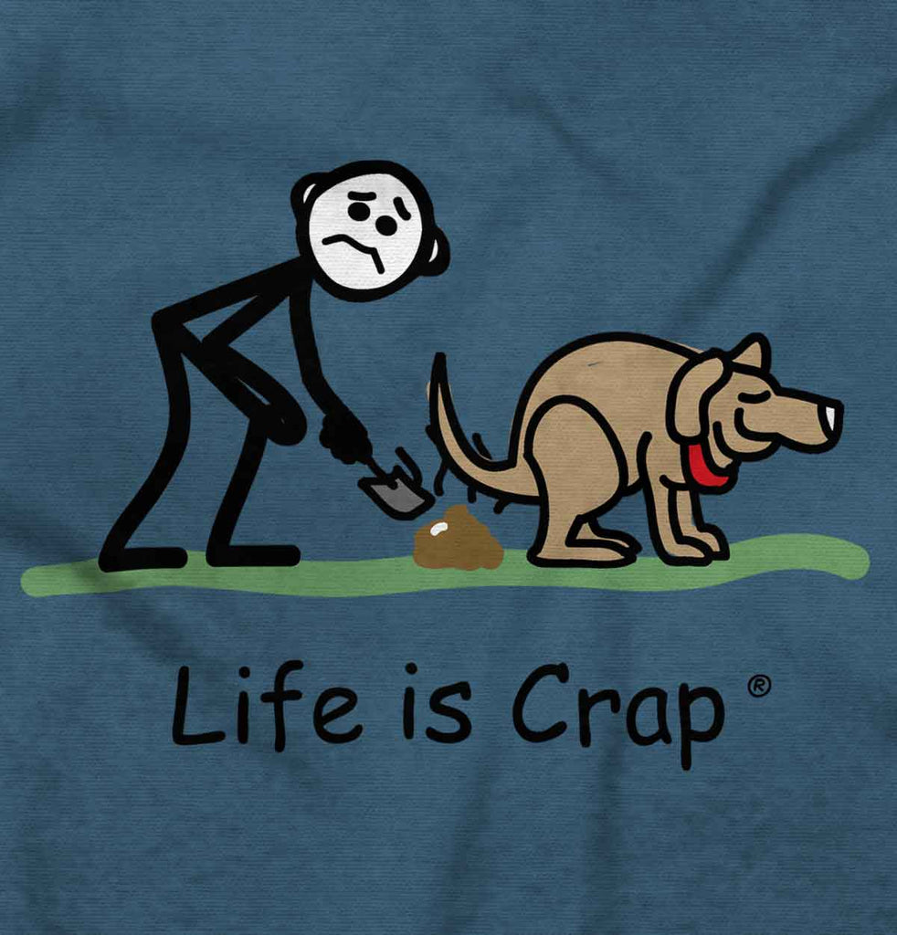 Pooper Scooper Sweatshirt-Direct To Garment Print-Life Is Crap