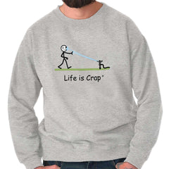 Sprinkler Sweatshirt-Direct To Garment Print-Life Is Crap
