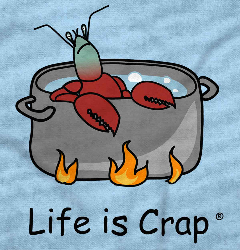 Hot Lobster Sweatshirt-Direct To Garment Print-Life Is Crap