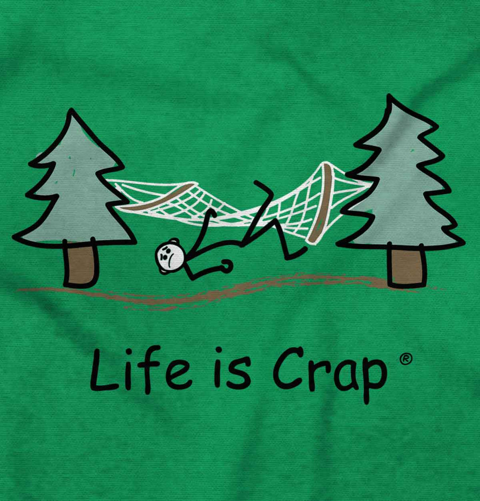 Hammock Fall Long Sleeve Tee-Direct To Garment Print-Life Is Crap