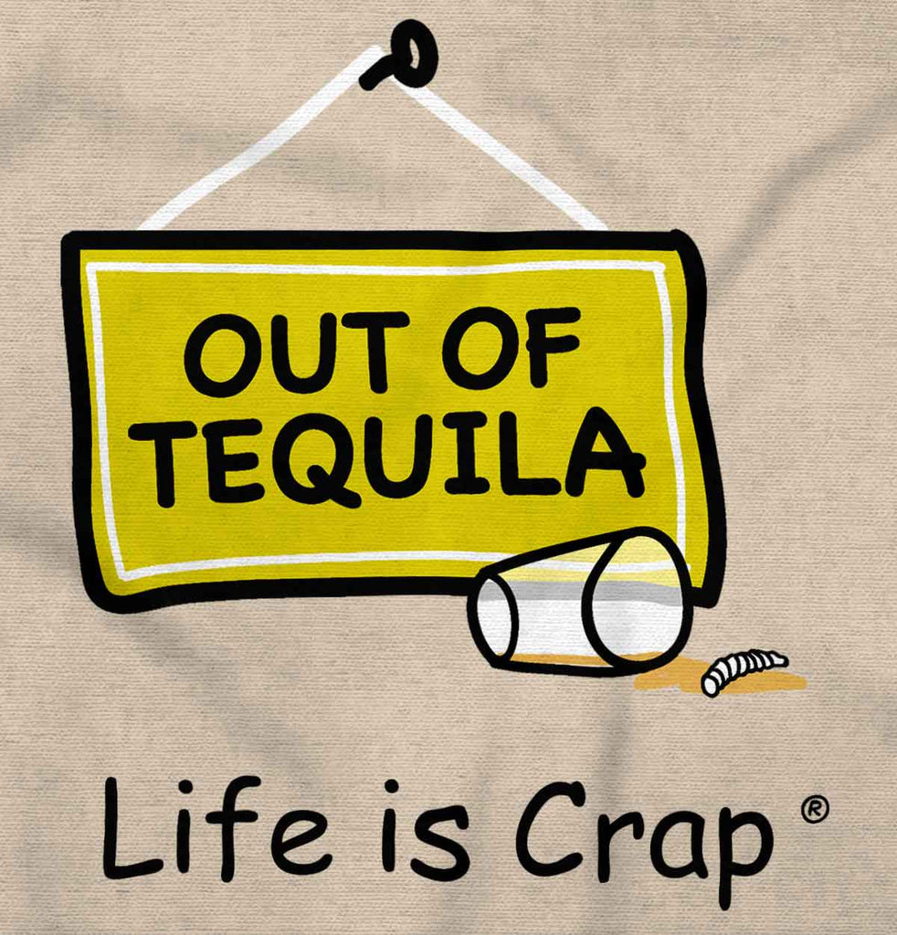 Out Of Tequila Shots Hoodie-Direct To Garment Print-Life Is Crap
