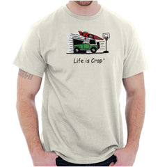 Kayak Garage T-Shirt-Direct To Garment Print-Life Is Crap